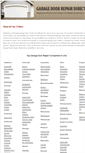Mobile Screenshot of garagedoorrepairdir.com
